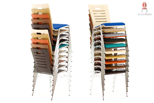 Qualitätsdesignerseminarstühle aus Holz Charme stapelbarer Holz Designer Seminarstühle sehr günstige Stapelstühle