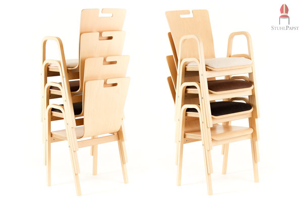 Massiv Holzstühle Buche Massiv Horizont AL Buche Massivholz Stühle mit Armlehnen stapelbar