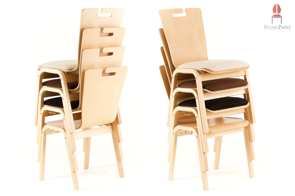 Vollholzstühle Massivholzstühle Horizont Vollholz Stühle aus Massivholz mit Griffloch Buche