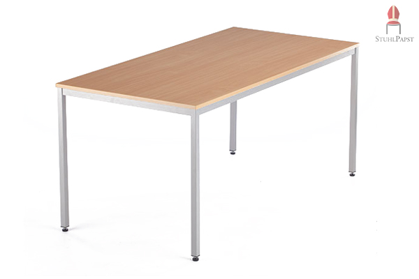 Tisch Hersteller Deutschland Modell Projekt stapelbarer Objekttisch rechteckiger Stapeltisch Buche
